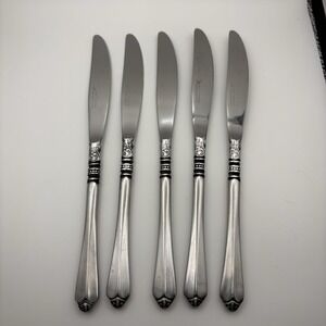 Orleans Silver Stainless Flatware Cherie Knives Vintage (Individual Pieces)